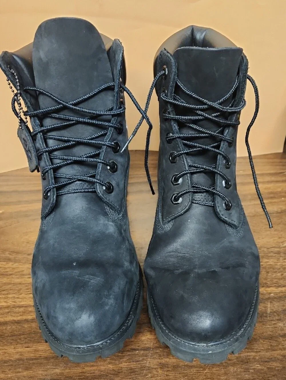 Timberland Mens 52099 Black Leather  Boots.